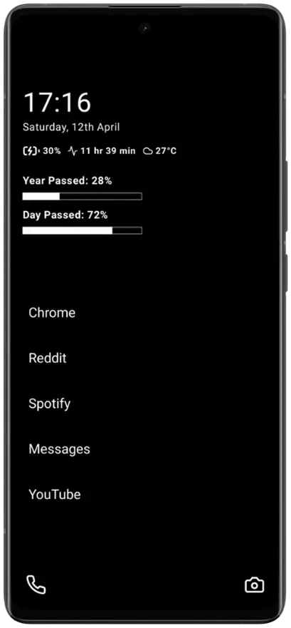 deScroll minimalist launcher by sudoajay